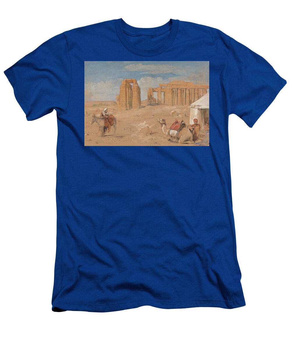 2 the Ramesseum At Thebes John Frederick Lewis T-Shirt