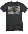 Adorable Brown Collared Lemur on a Rock Dejavu Designs T-Shirt