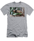Amazing Brown Collared Lemur with Yellow Eyes Dejavu Designs T-Shirt