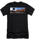 Group of People on the Road in Front Animal Images T-Shirt