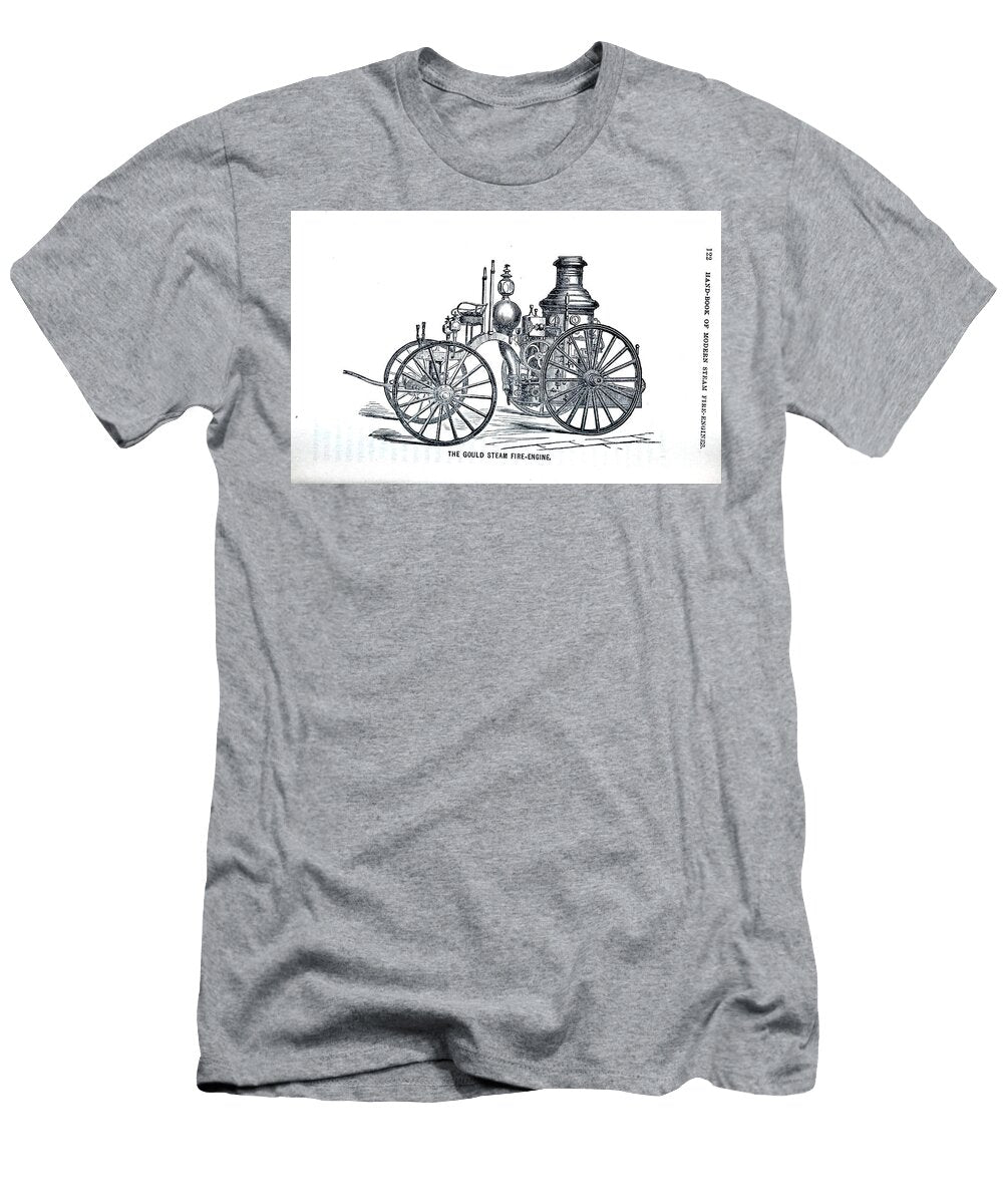 The Gould Steam Fire Engine J2 Historic Illustrations T-Shirt