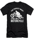 The Perfect Man a Poet on a Motorcycle Biker Bike Teequeen2603 T-Shirt