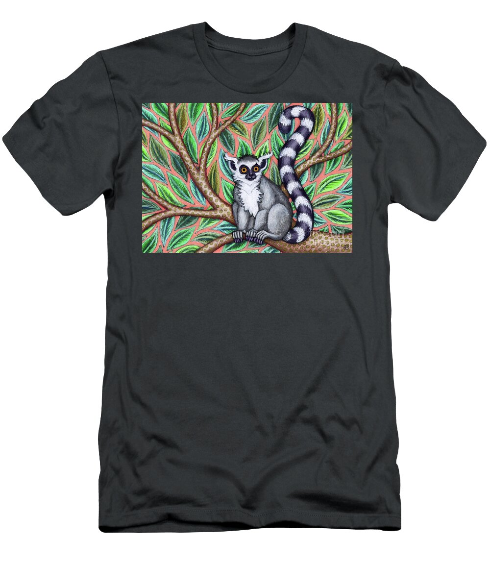 The Ring Tailed Lemur Menagerie Amy E Fraser T-Shirt